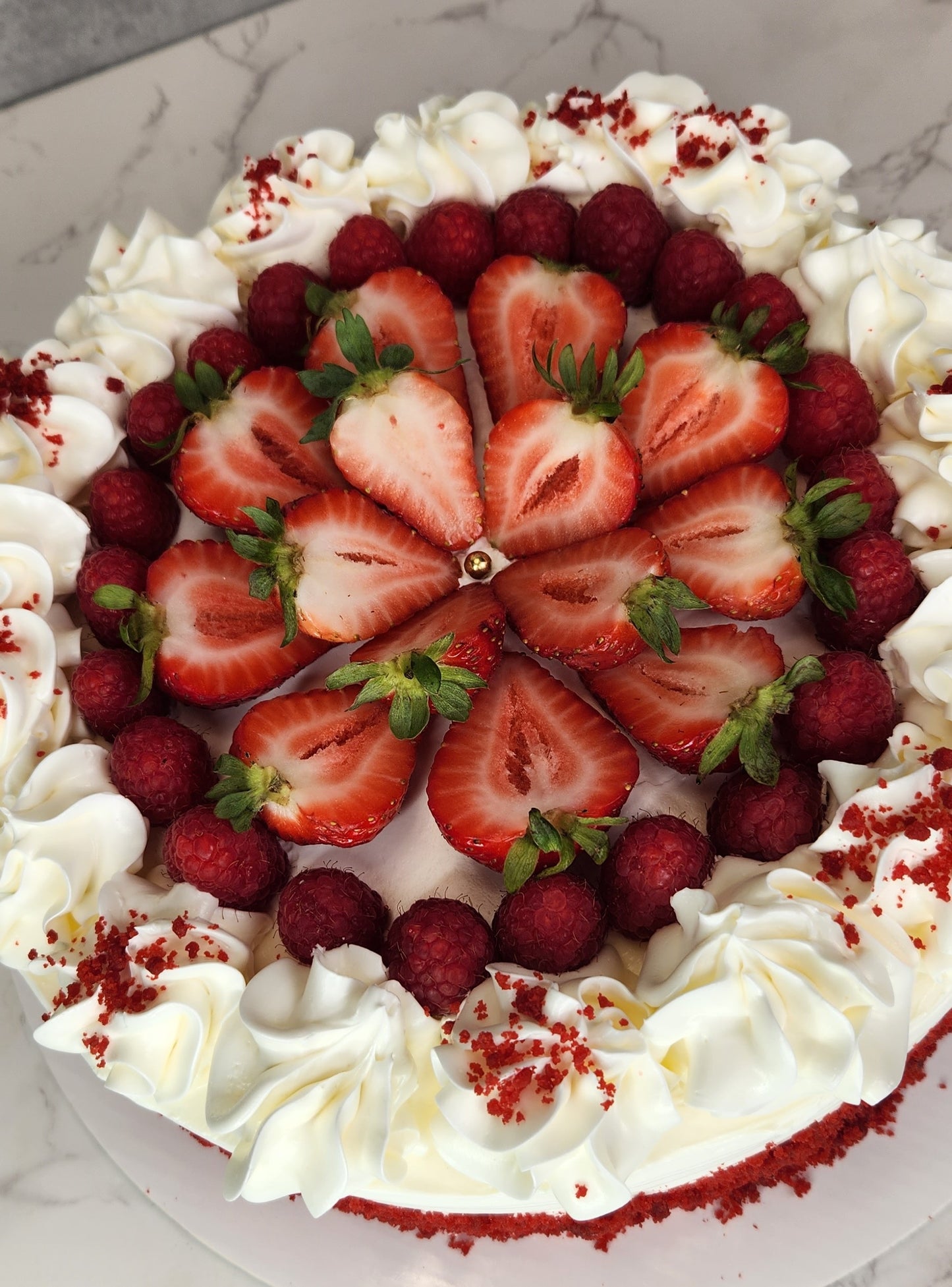 Very Berry Red Velvet Cake