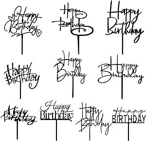 Acrylic Birthday Cake Topper