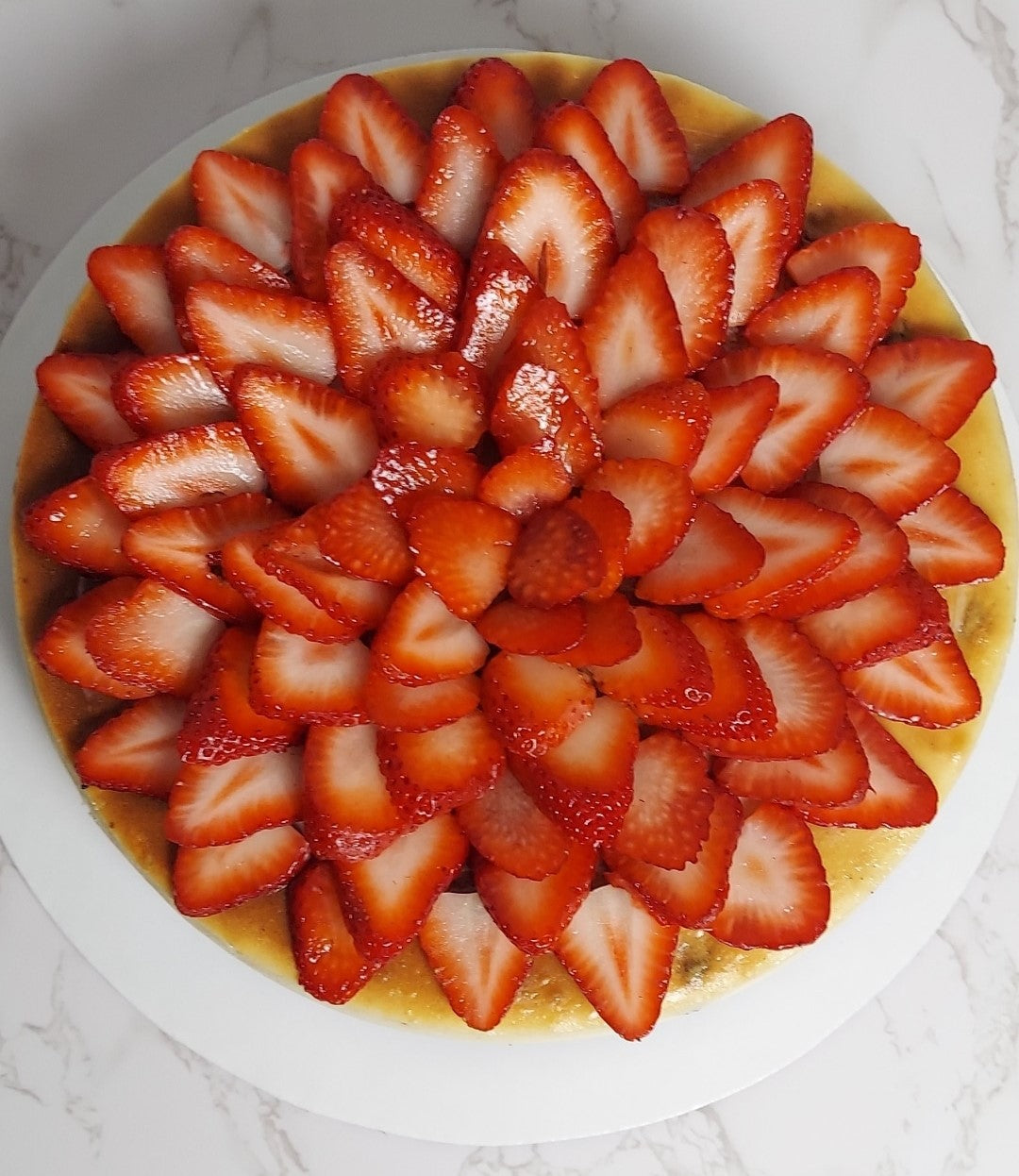 Classic Strawberry Cheesecake