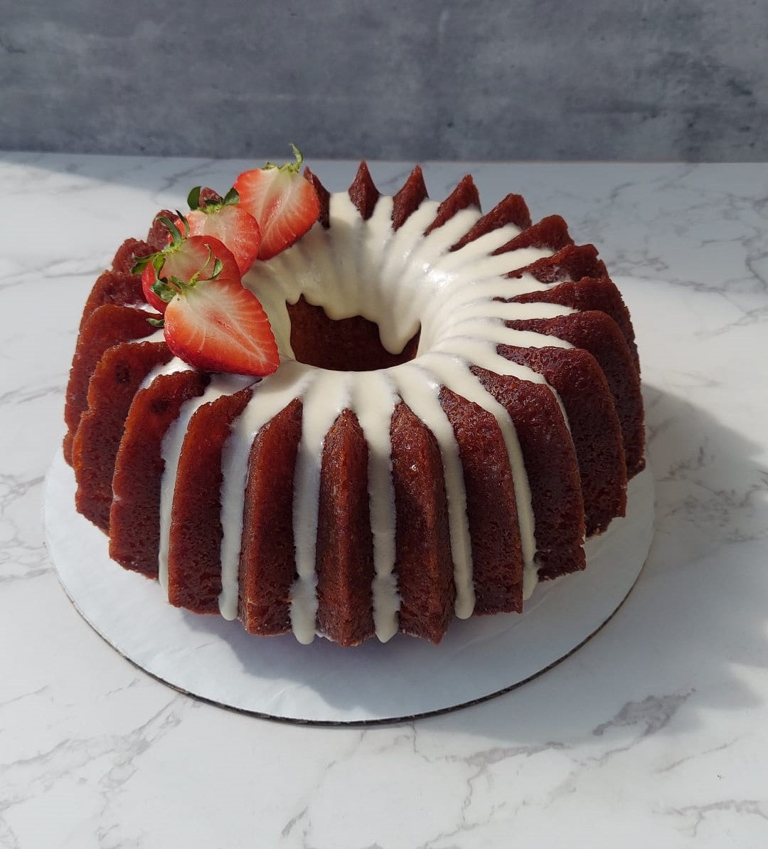 Strawberry Hennessy Cake