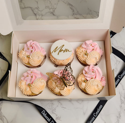6 COUNT - Mother's Day Cupcake Gift Box