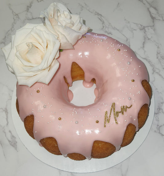 Mother's Day Rose Rum Cake