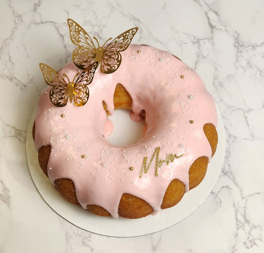 Mother's Day Butterfly Rum Cake