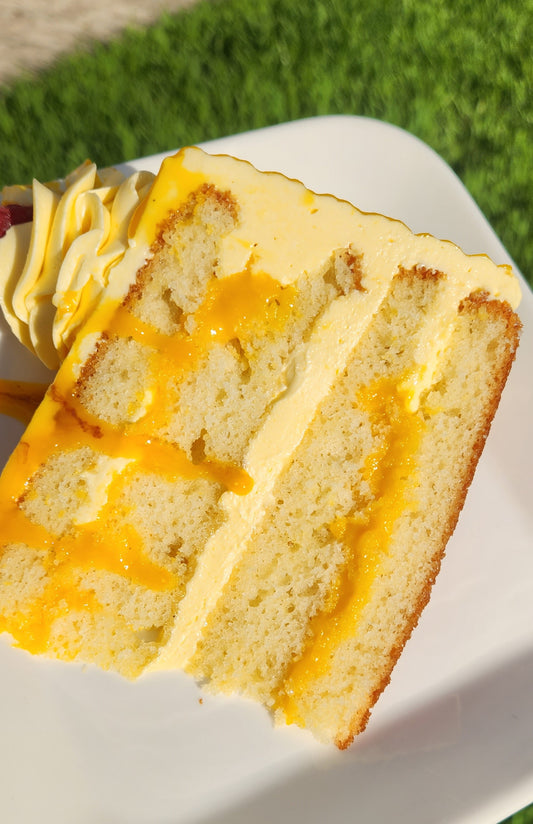 Mango Cake Slice