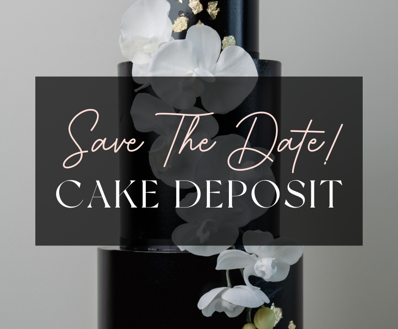 Save The Date! - Cake Deposit