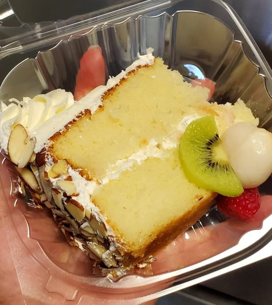 Lychee Cake Slice